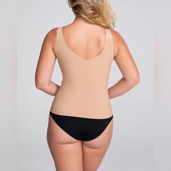 NWT Honeylove LiftWear Tank in Sand Tan Nude Size Medium Shapewear Shape Wear - Picture 2 of 12